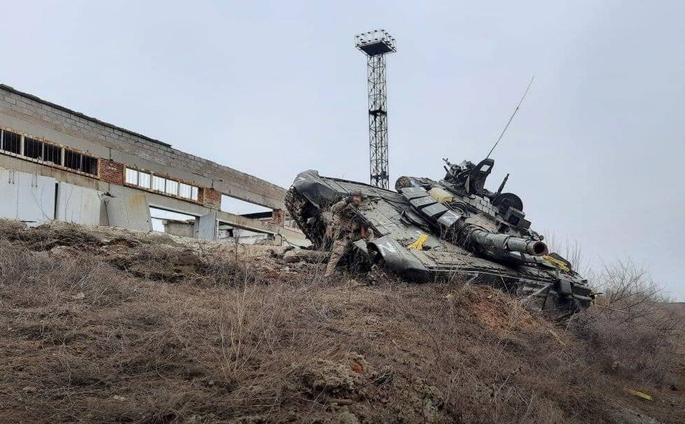 Унищожена руска военна техника